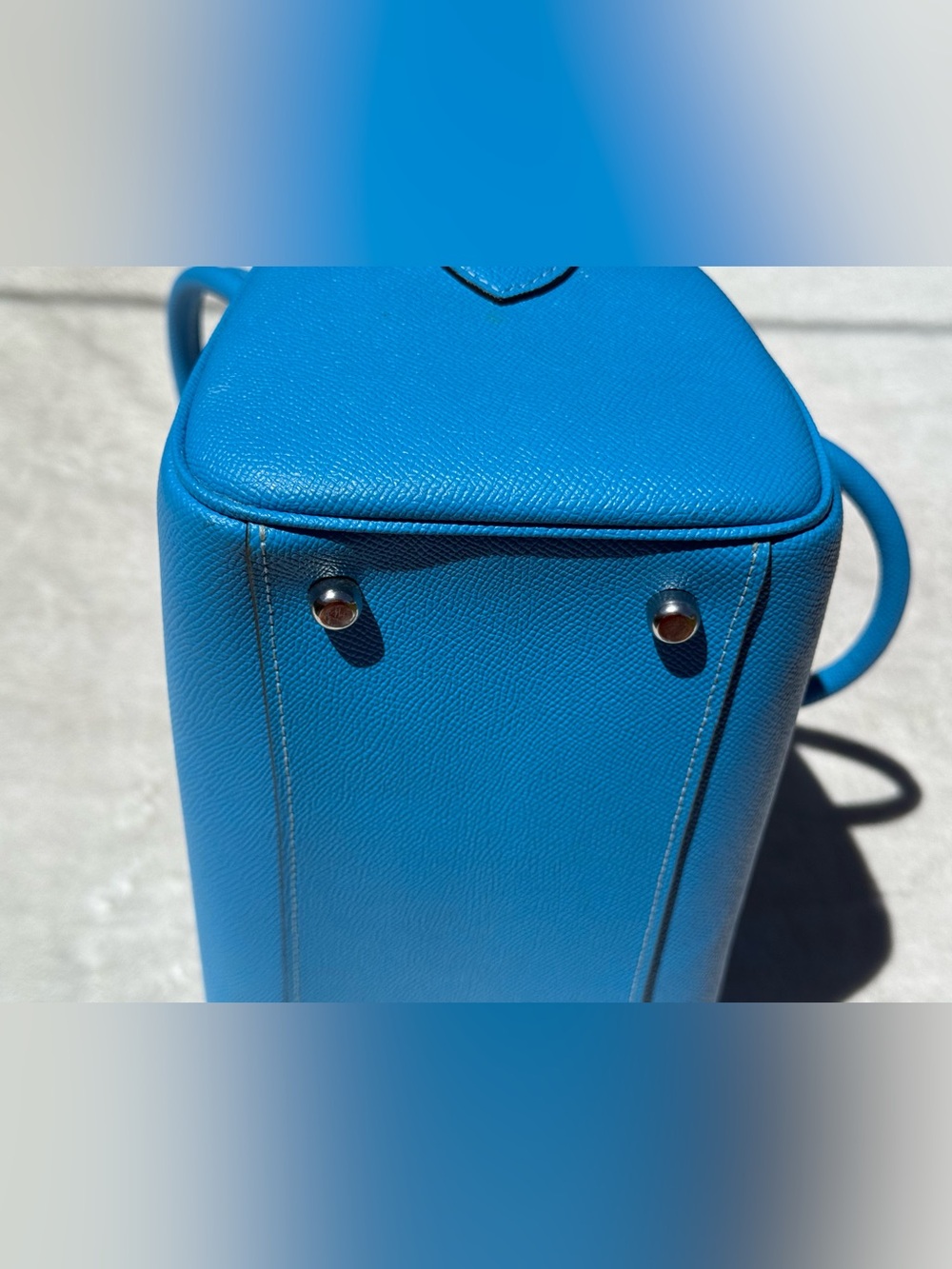 Coach Rowan Medium Satchel in Electric Blue NWOT - Picture 5 of 7